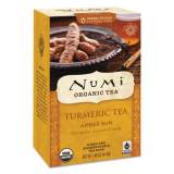 Numi Turmeric Tea, Amber Sun, 1.46 oz Bag, 12/Box (10552)
