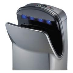 WORLD DRYER Vmax Hand Dryer, High Impact Abs, 26 1/4" X 9 1/4" X 16", Silver (V639A)