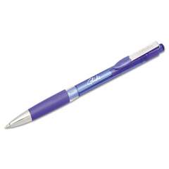 AbilityOne 7520015879638 SKILCRAFT Glide Hybrid Gel Pen, Retractable, Fine 0.7 mm, Blue Ink, Translucent Blue Barrel, 3/Pack