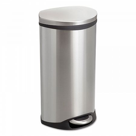 Step-On Medical Receptacle, 7.5 gal, Steel, Stainless Steel (9902SS)