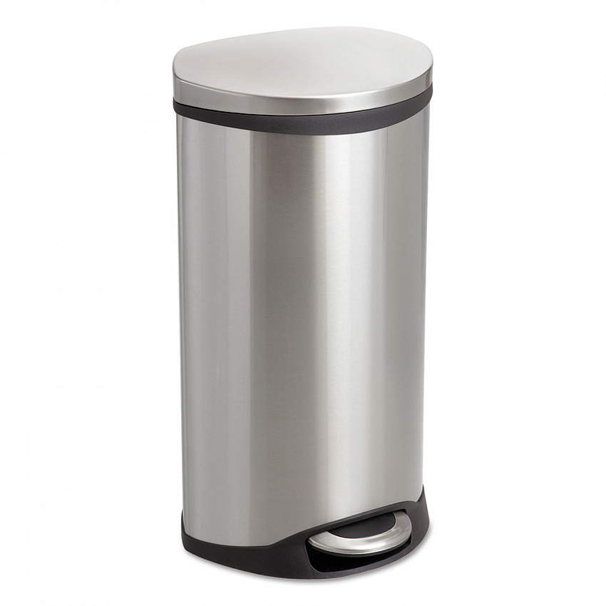 Step-On Medical Receptacle, 7.5 gal, Steel, Stainless Steel (9902SS)