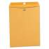 Universal Kraft Clasp Envelope, #12 1/2, Square Flap, Clasp/Gummed Closure, 9.5 x 12.5, Brown Kraft, 100/Box (42907)