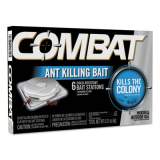 Combat Ant Killing System, Child-Resistant, Kills Queen and Colony, 6/Box, 12 Boxes/Carton (45901CT)