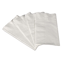 1/8-Fold Dinner Napkins, 2-Ply, 17 x 14.63, White, 300/Pack, 10 Packs/Carton (98200)
