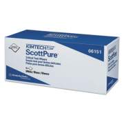 Kimtech SCOTTPURE Critical Task Wipers, 12 x 23, White, 50/Bx, 8 Boxes/Carton (06151)
