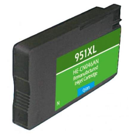 Compatible HP 951XL, (CN046AN) High-Yield Cyan Original Ink Cartridge