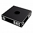 Public Square Recycling Container Lid, Circular Opening, 15.25w x 15.25d x 2h, Black (2988BL)