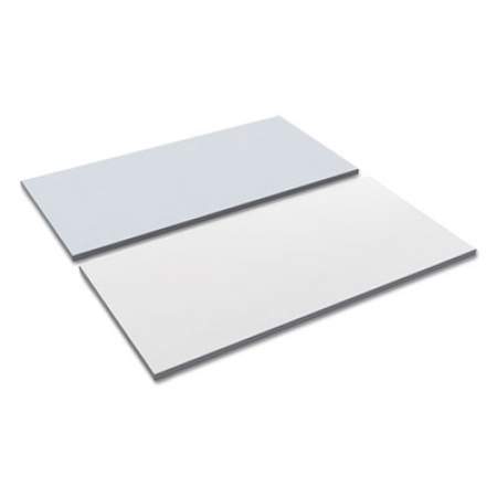Alera Reversible Laminate Table Top, Rectangular, 59.38w x 23.63d, White/Gray (TT6024WG)
