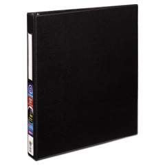 Avery Durable Non-View Binder with DuraHinge and Slant Rings, 3 Rings, 1" Capacity, 11 x 8.5, Black (27256)