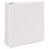 Avery Durable View Binder with DuraHinge and EZD Rings, 3 Rings, 4" Capacity, 11 x 8.5, White, (9801) (09801)