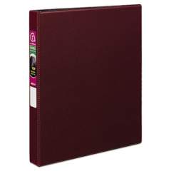 Avery Durable Non-View Binder with DuraHinge and Slant Rings, 3 Rings, 1" Capacity, 11 x 8.5, Burgundy (27252)