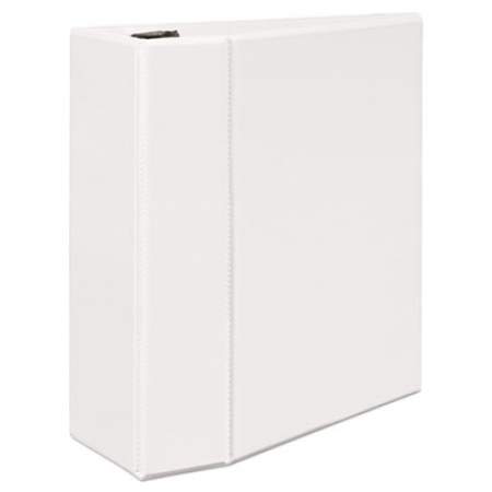 Avery Durable View Binder with DuraHinge and EZD Rings, 3 Rings, 5" Capacity, 11 x 8.5, White, (9901) (09901)