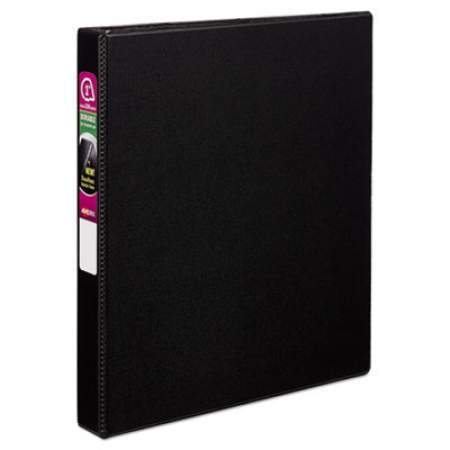 Avery Durable Non-View Binder with DuraHinge and Slant Rings, 3 Rings, 1" Capacity, 11 x 8.5, Black (27250)