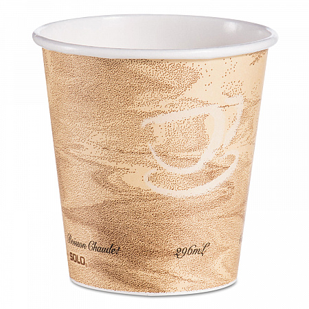 Mistique Hot Paper Cups, 10 oz, Brown, 1,000/Carton (510MS)