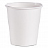 Single-Sided Poly Paper Hot Cups, 10 oz, White, 1,000/Carton (510W)