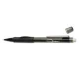 AbilityOne 7520015654872 SKILCRAFT SlickerClicker Side Advanced Mechanical Pencil, 0.5mm, Black Lead, Trans Black Barrel, Dozen
