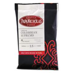 PapaNicholas Coffee Premium Coffee, Colombian Supremo, 18/carton (25182)