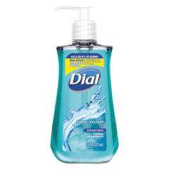Dial Antibacterial Liquid Hand Soap, Spring Water, 7.5 oz Bottle, 12/Carton (02670CT)