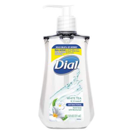 Dial Antibacterial Liquid Soap, White Tea, 7.5 oz Pump Bottle, 12/Carton (02660CT)