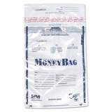 SecurIT Tamper-Evident Deposit Bag, Plastic, 9 x 12, Clear, 100/Pack (94190069)