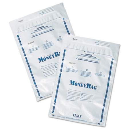 SecurIT Tamper-Evident Deposit Bag, Plastic, 9 x 12, White, 100/Pack (94190068)