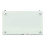 Quartet Infinity Magnetic Glass Dry Erase Cubicle Board, 18 x 30, White (PDEC1830)