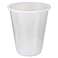 RK Crisscross Cold Drink Cups, 3 oz, Plastic, Clear, 100/Bag, 25 Bags/Carton (RK3)