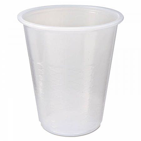 RK Crisscross Cold Drink Cups, 3 oz, Plastic, Clear, 100/Bag, 25 Bags/Carton (RK3)