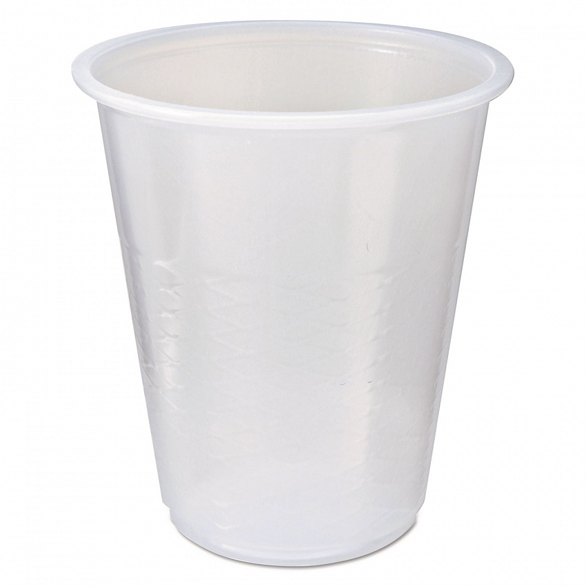 RK Crisscross Cold Drink Cups, 3 oz, Plastic, Clear, 100/Bag, 25 Bags/Carton (RK3)