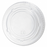 Kal-Clear/Nexclear Drink Cup Lids, Flat Lid with No Slot, Fits 12 oz to 20 oz Cold Cups, Plastic, Clear, 1,000/Carton (LKC1220F)