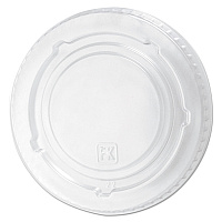Kal-Clear/Nexclear Drink Cup Lids, Flat Lid with No Slot, Fits 12 oz to 20 oz Cold Cups, Plastic, Clear, 1,000/Carton (LKC1220F)