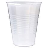 Fabri-Kal RK Ribbed Cold Drink Cups, 12 oz, Translucent, 50/Sleeve, 20 Sleeves/Carton (RK12)