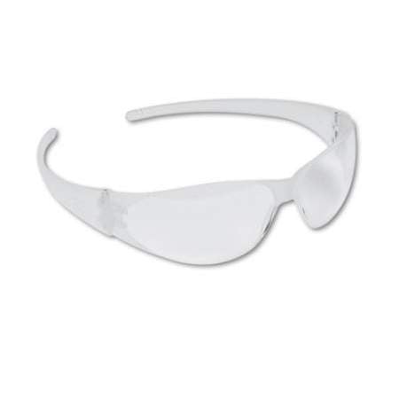MCR Safety Checkmate Wraparound Safety Glasses, CLR Polycarb Frm, Uncoated CLR Lens, 12/Box (CK100)