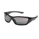 MCR Safety ForceFlex Safety Glasses, Black Frame, Gray Lens (FF122)