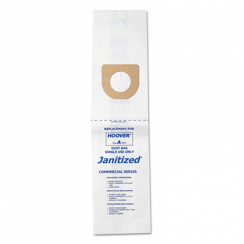 Vacuum Filter Bags Designed to Fit Hoover Type A, 36/Carton (JANHVA3)