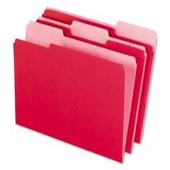 Pendaflex Interior File Folders, 1/3-Cut Tabs, Letter Size, Red, 100/Box (421013RED)