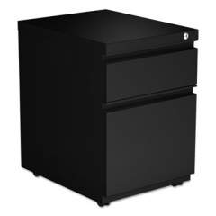 Alera File Pedestal with Full-Length Pull, Left or Right, 2-Drawers: Box/File, Legal/Letter, Black, 14.96" x 19.29" x 21.65" (PBBFBL)
