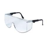 MCR Safety Tacoma Wraparound Safety Glasses, Black Frames, Clear Lenses (TC110XL)