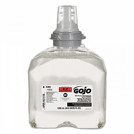 E2 Foam Handwash with PCMX Refill for TFX Dispensers, Fragrance-Free, 1,200 mL, 2/Carton (536902)