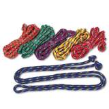 Champion Sports Braided Nylon Jump Ropes, 8 ft, Assorted, 6/Pack (CR8SET)