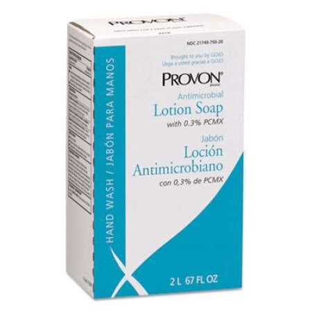 PROVON Antimicrobial Lotion Soap with Chloroxylenol, Citrus Scent, 2 L NXT Refill, 4/Carton (221804)
