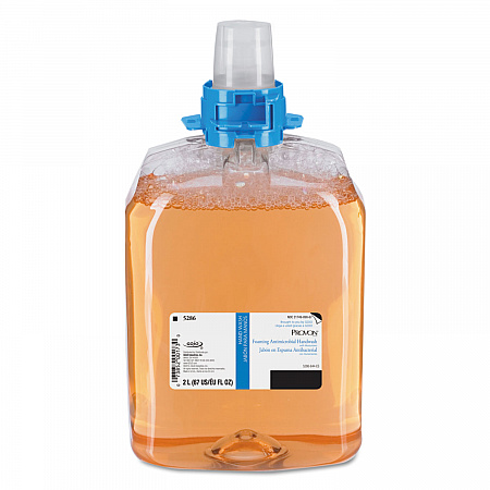 Foaming Antimicrobial Handwash/Moisturizer Refill, For FMX-12 Dispenser, Light Floral Scent, 2,000 mL, 2/Carton (528602)