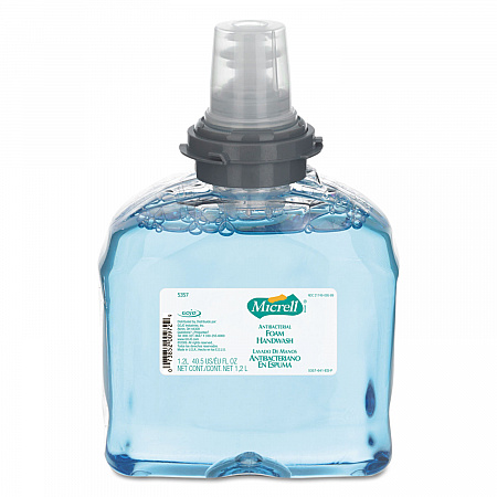 Antibacterial Foam Handwash, Touch-Free Refill, Floral Scent, 1,200 mL, 2/Carton (535702)