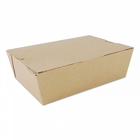 ChampPak Carryout Boxes, #3, 7.75 x 5.5 x 2.5, Brown, Paper, 200/Carton (0733)