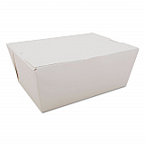 ChampPak Carryout Boxes, #4, 7.75 x 5.5 x 3.5, White, Paper, 160/Carton (0744)