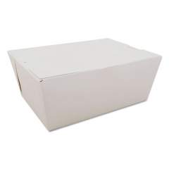 SCT CHAMPPAK CARRYOUT BOXES, #4, WHITE, 7.75 X 5.5 X 3.5, 160/CARTON (0744)
