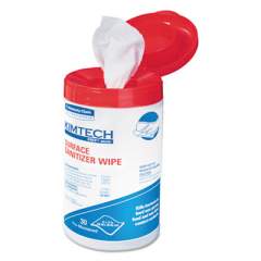 Kimtech Surface Sanitizer Wipe, 12 x 12, White, 30/Canister (58040CT)