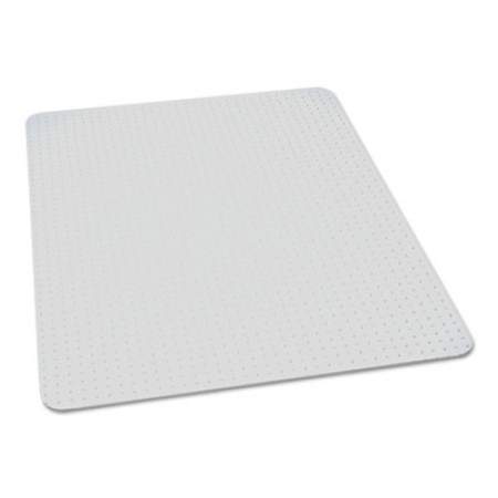 AbilityOne 7220016568330, SKILCRAFT Biobased Chair Mat for Low/Medium Pile Carpet, 60 x 60, No Lip, Clear