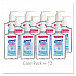 Advanced Hand Sanitizer Refreshing Gel, 12 oz Pump Bottle, Clean Scent, 12/Carton (365912CT)