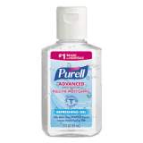 PURELL Advanced Refreshing Gel Hand Sanitizer, 2 oz, Flip-Cap Bottle, Clean Scent, 24/Carton (960524)